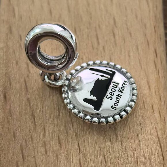 Pandora Seoul South Korea Charm Pendant, S925 Silver Bracelets - Picture 3 of 4